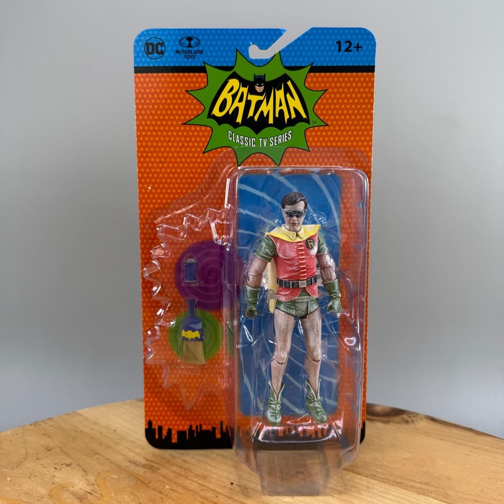 Robin in Wax‎  Batman '66 1/12 Scale Action Figure McFarlane Toys Classic TV